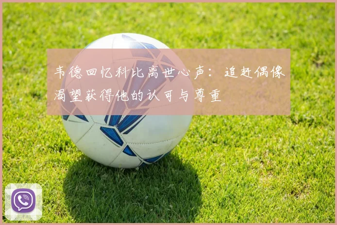 韦德回忆科比离世心声：追赶偶像渴望获得他的认可与尊重