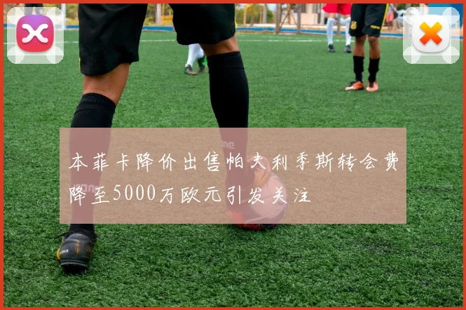 本菲卡降价出售帕夫利季斯转会费降至5000万欧元引发关注